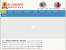 Tablet Screenshot of hjdoshihospital.org